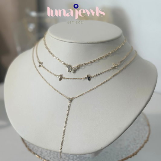 Butterfly Necklace Set